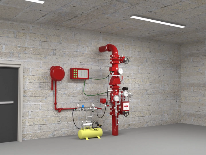 3D artwork for Talis fire protection