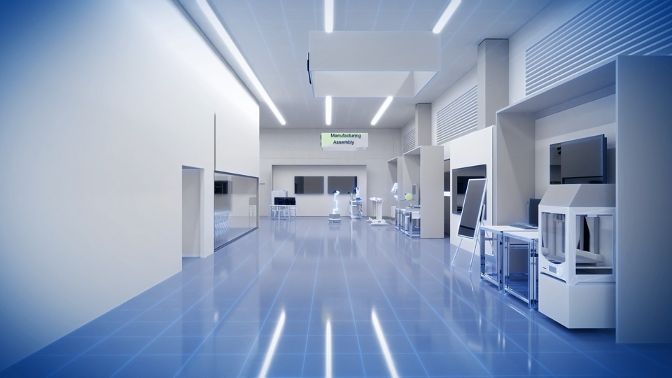 3D artwork for The Advanced Manufacturing Institute