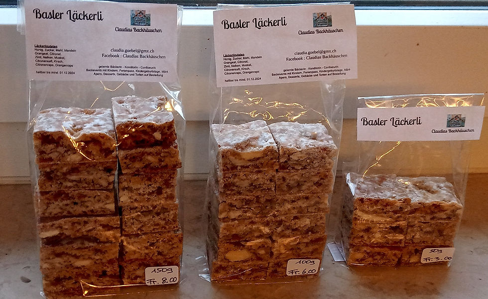 Miniaturbild: Basler Läckerli  selber herstellen|  Mo 14. Sep 2026 / 18.00 - 21.0