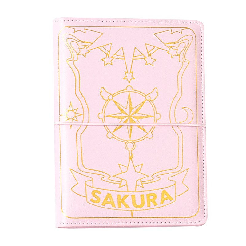 Thumbnail: Cute Pink Sakura Anime Loose-Leaf Diary Notebook