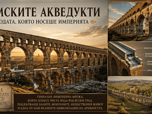 Римските акведукти - водата, която носеше империята