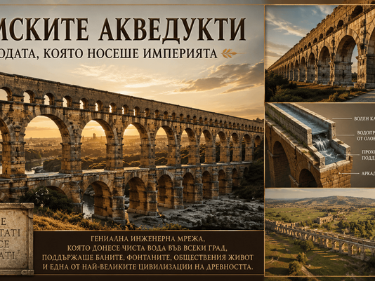 Римските акведукти - водата, която носеше империята