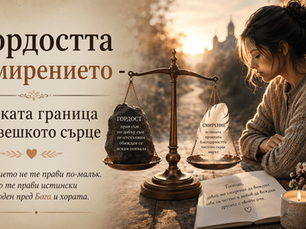 Гордостта и смирението - тънката граница в човешкото сърце
