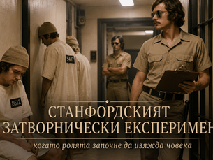 Станфордският затворнически експеримент - когато ролята започне да изяжда човека