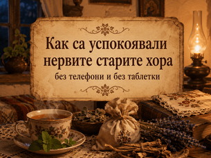 Как са успокоявали нервите старите хора - без телефони и без таблетки