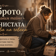 Доброто, което правим тайно - най-чистата молитва на човека