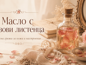 Масло с розови листенца - червено злато, което жените са правели с търпение и любов