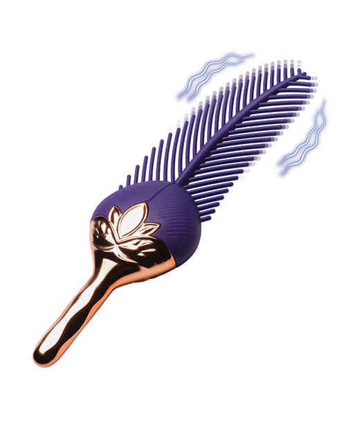 Thumbnail: Silicone Feather Tickler – Vibrating, Waterproof, Rechargeable