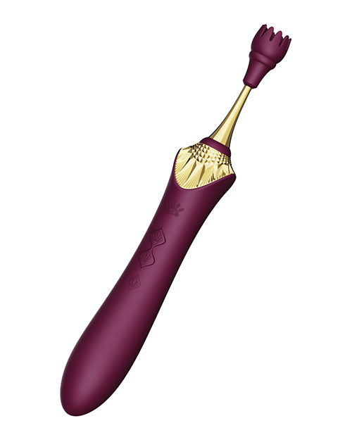 Thumbnail: ZALO Bess 2.0 – Precision Pleasure with Heat & Versatility - Velvet Purple