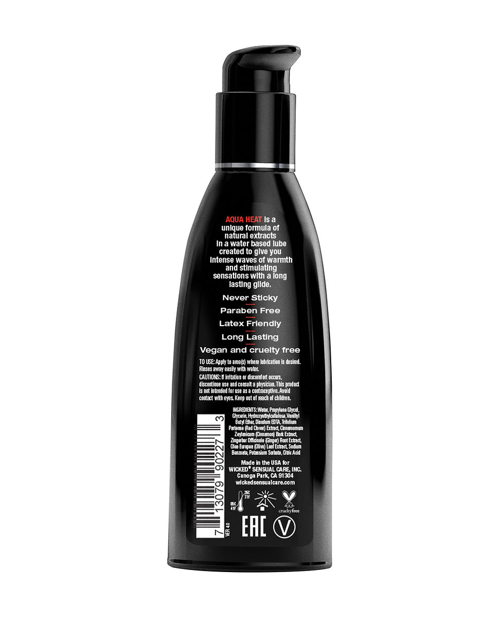 Thumbnail: Wicked Sensual Care Aqua Heat – Water-Based Warming Lubricant W/Natural Extracts