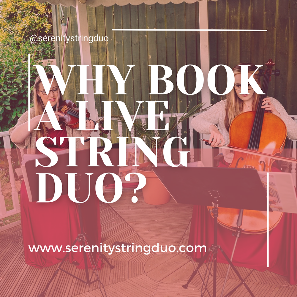 String Duo Layout Why Book A LIVE String Duo?