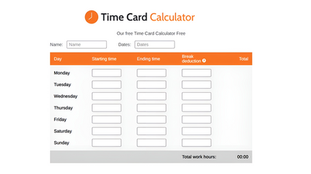 What Is a Time Card Calculator?