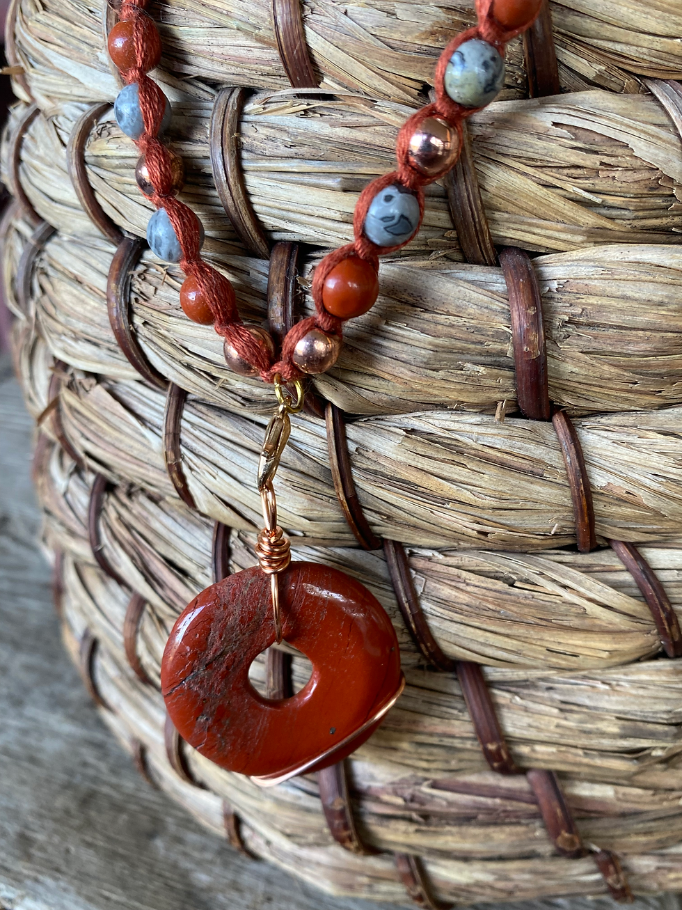 Thumbnail: Red Jasper Shambala Cord
