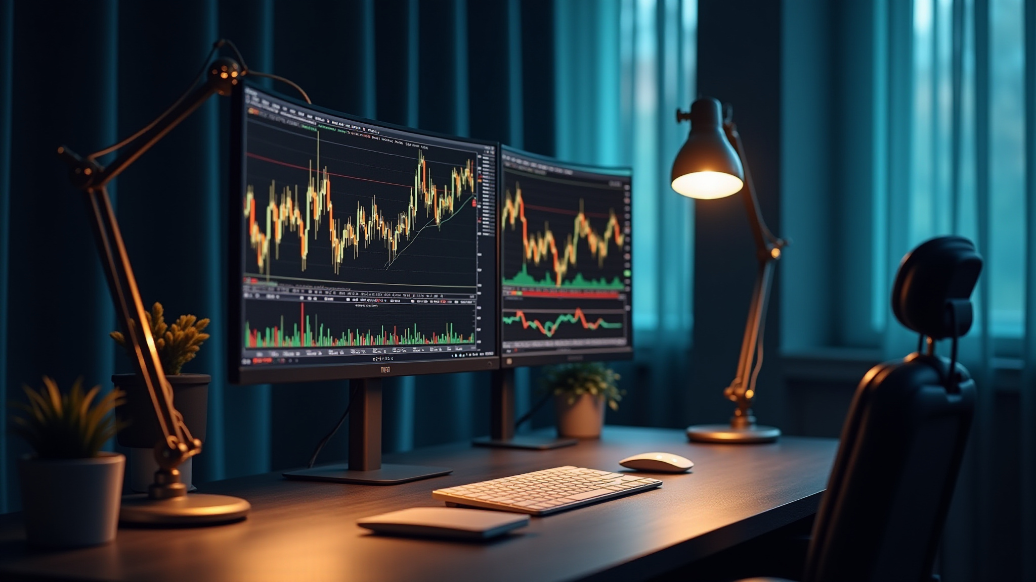 Image of two workstations