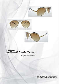 Catalogo de óculos de sol linha Zen da Metalzilo