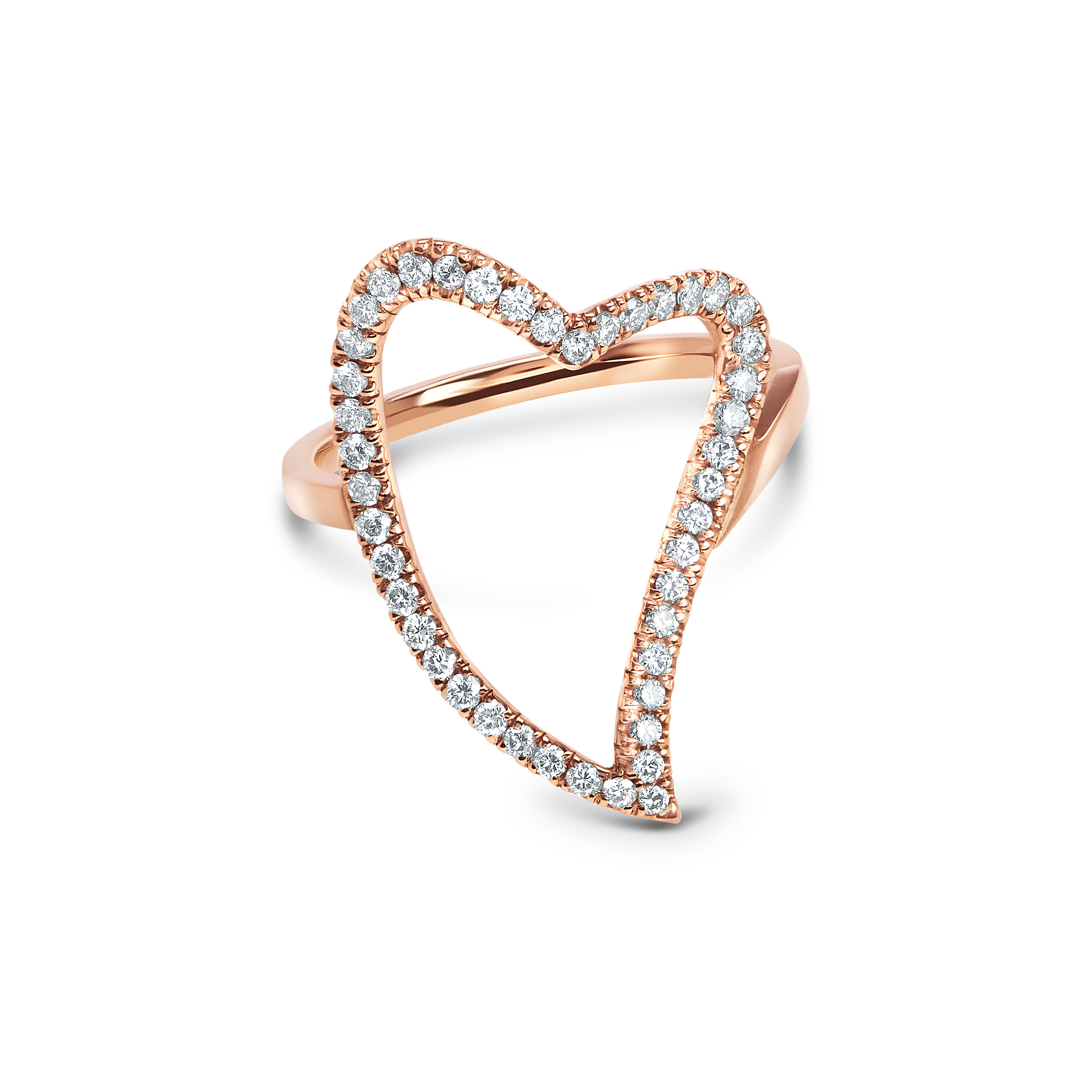 Contours Heart Ring