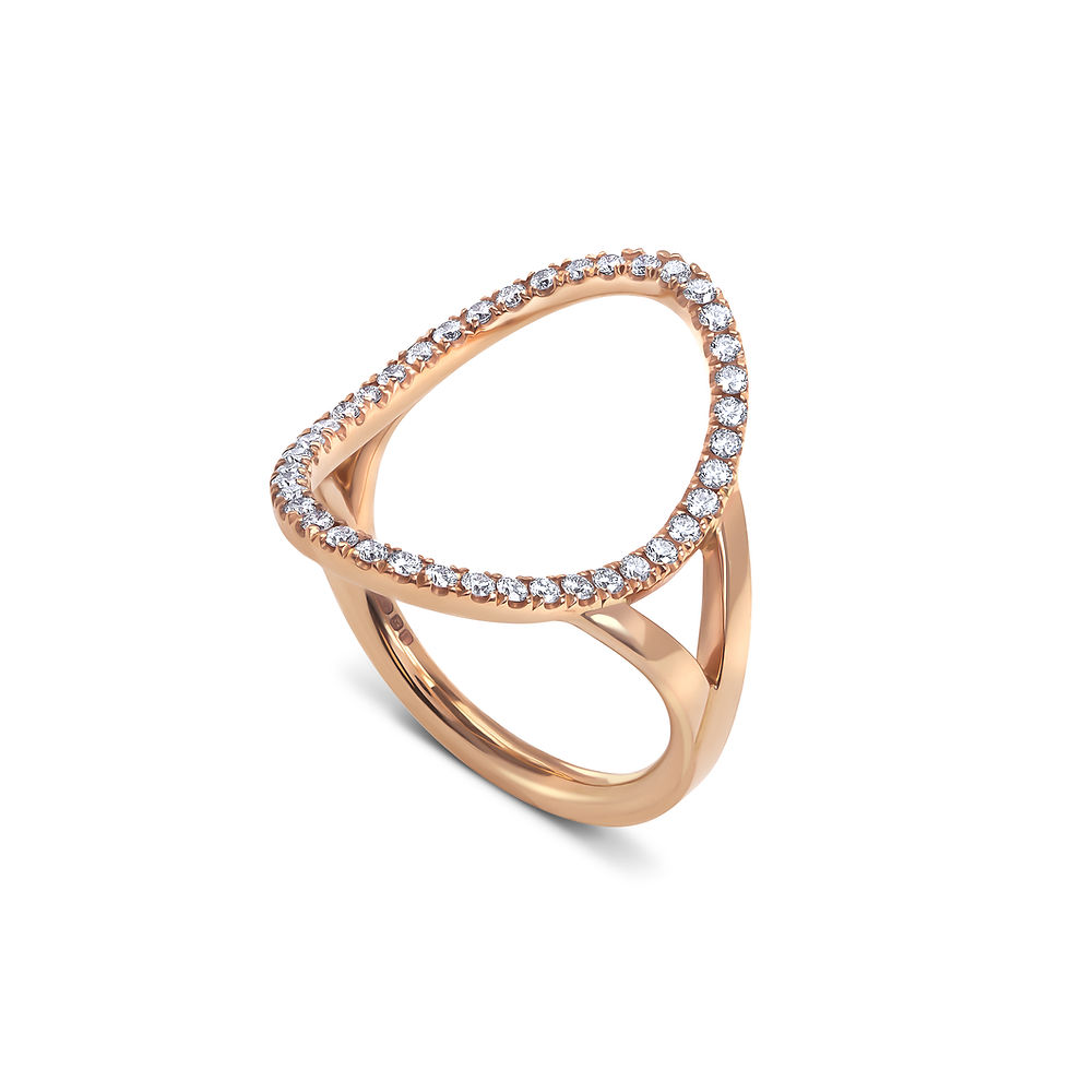 Thumbnail: Contours Oval Ring