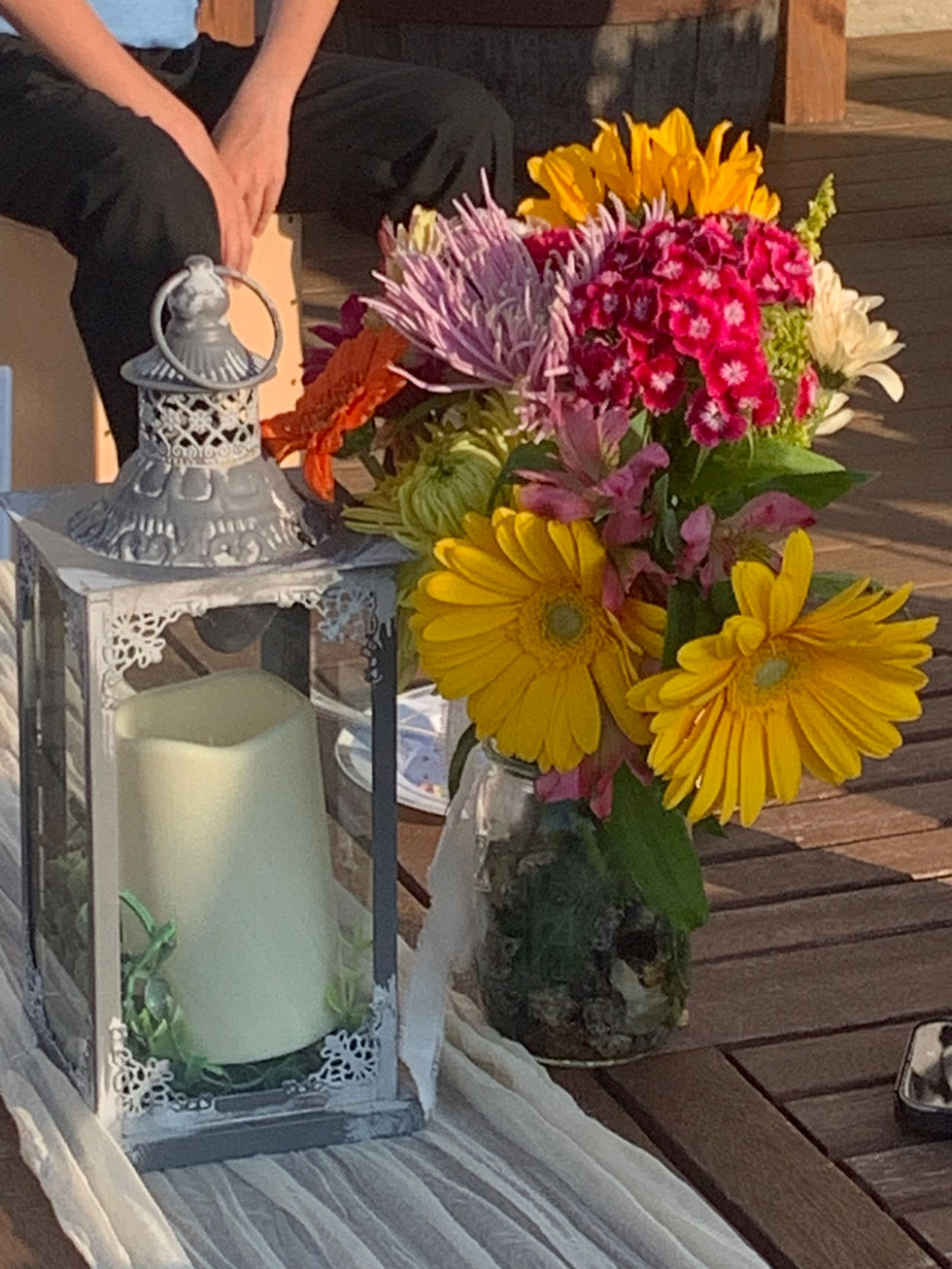 Rehearsal dinner arrangements
