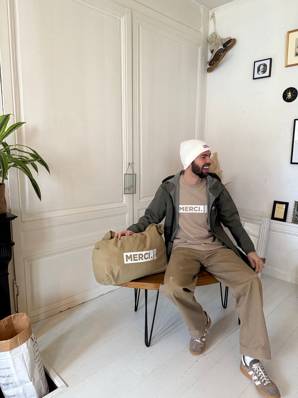 Miniature : Sac en coton délavé