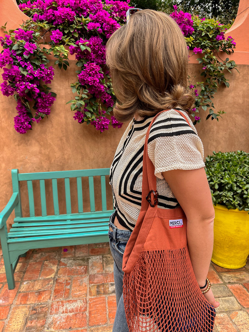 Miniatura: Sac filet en coton bio