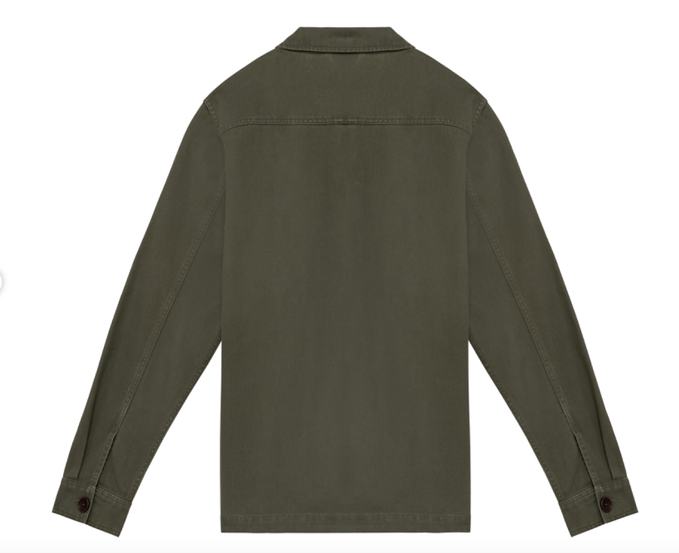 Miniature : Veste worker coton & lin