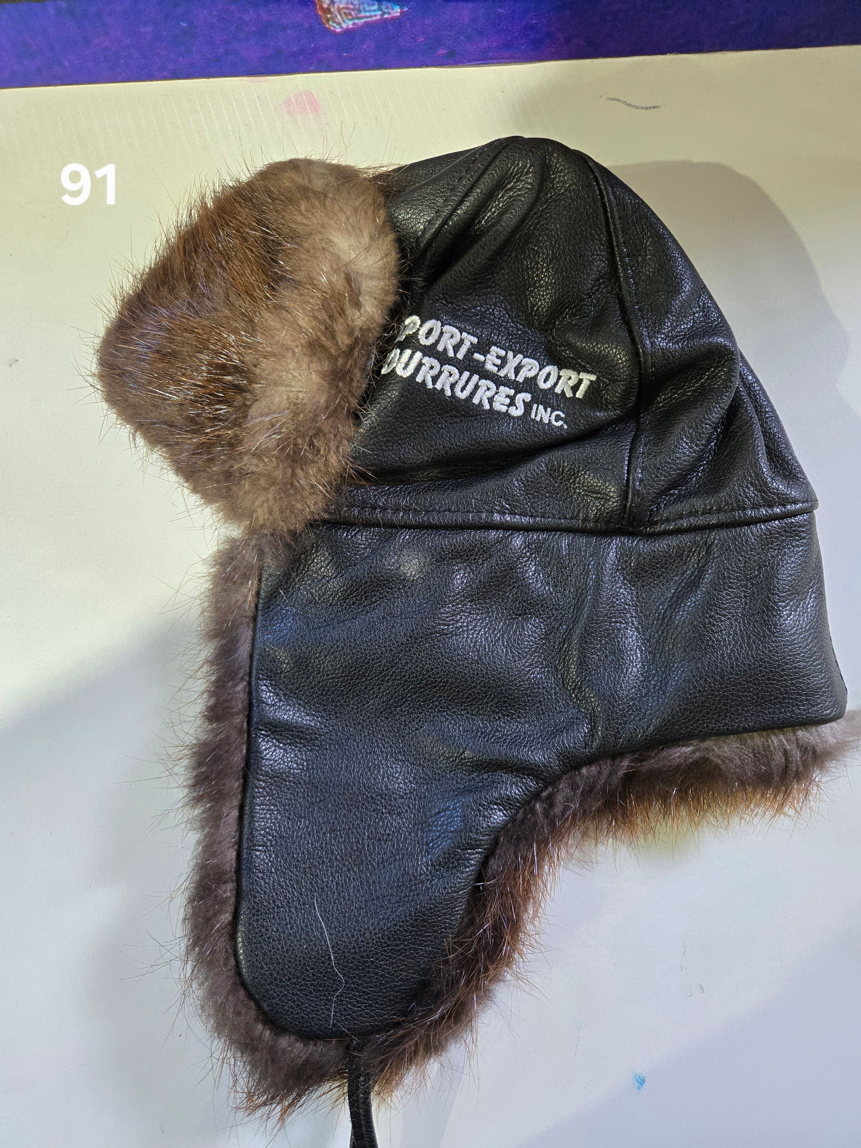 91. Chapeau avec fourrure de castor