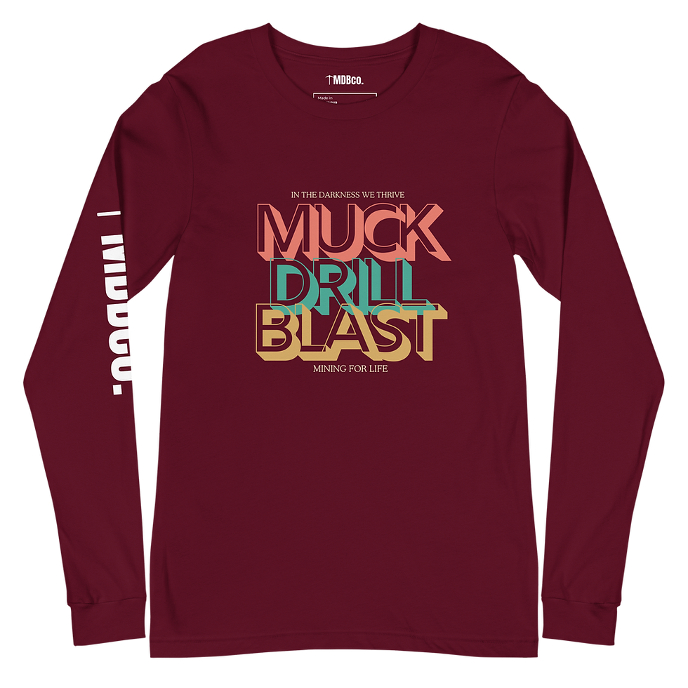 Thumbnail: In The Darkness We Thrive, Mining For Life  LongSleeve