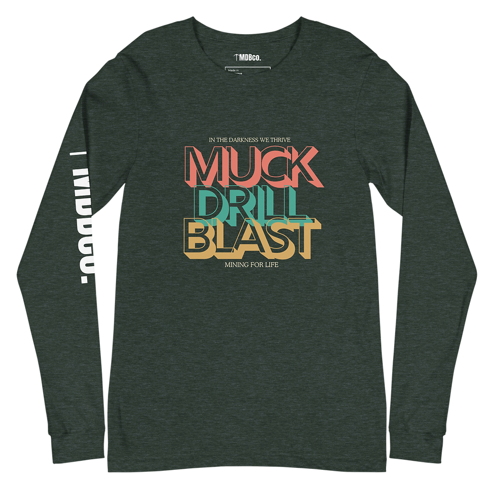 Thumbnail: In The Darkness We Thrive, Mining For Life  LongSleeve