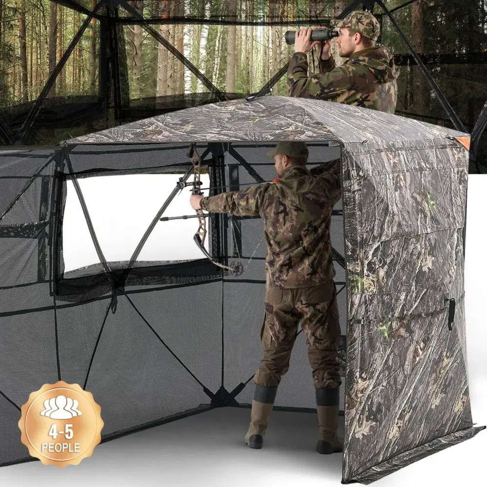Tente de chasse VEVOR, tente de sol transparent pour 4 à 5 personnes