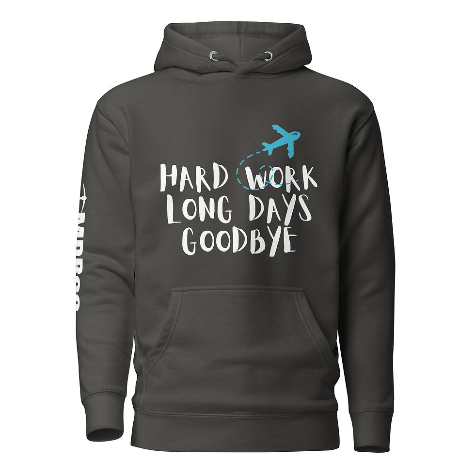 Thumbnail: Hard Work Long Days Goodbye -HERITAGE- Hoodie