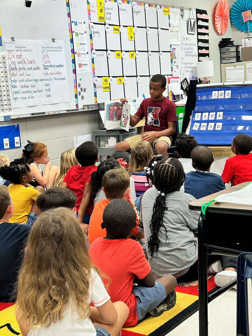 PBIS Reward: Read to a class of your choice.