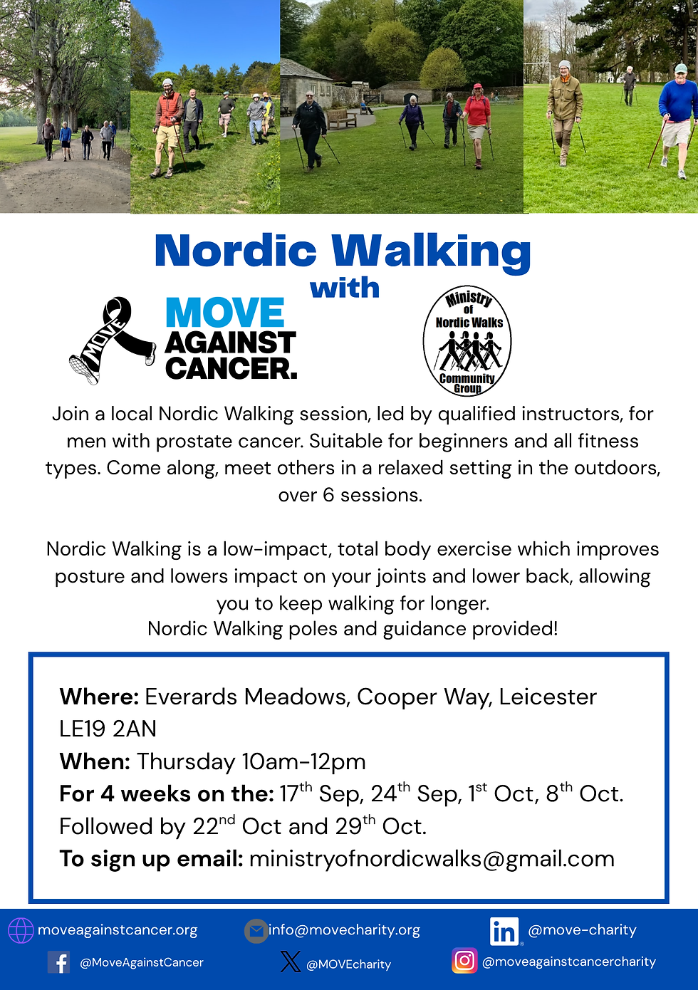 Working with Move Against Cancer