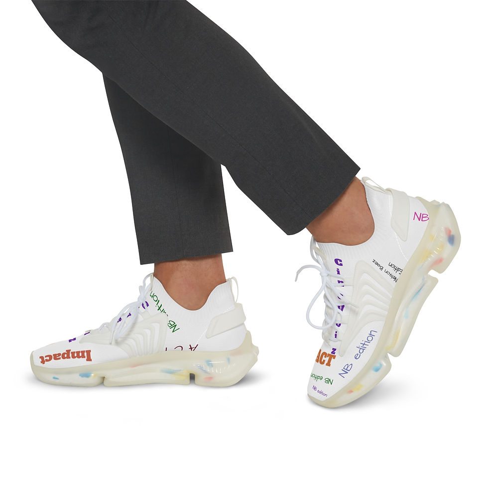 Thumbnail: Nelson Baez Mesh Sneakers - Stylish Active Footwear with Vibrant Design