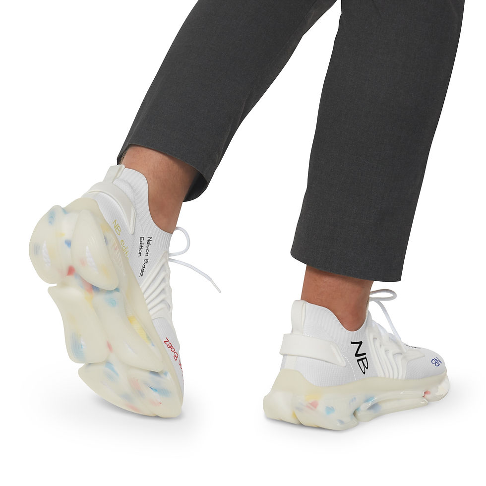 Thumbnail: Nelson Baez Mesh Sneakers - Stylish Active Footwear with Vibrant Design