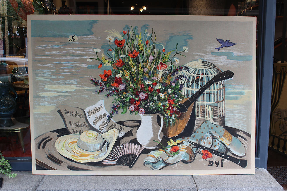 Miniature : Tapisserie en laine Marcel Dreyfus (DYF) - Vendue !
