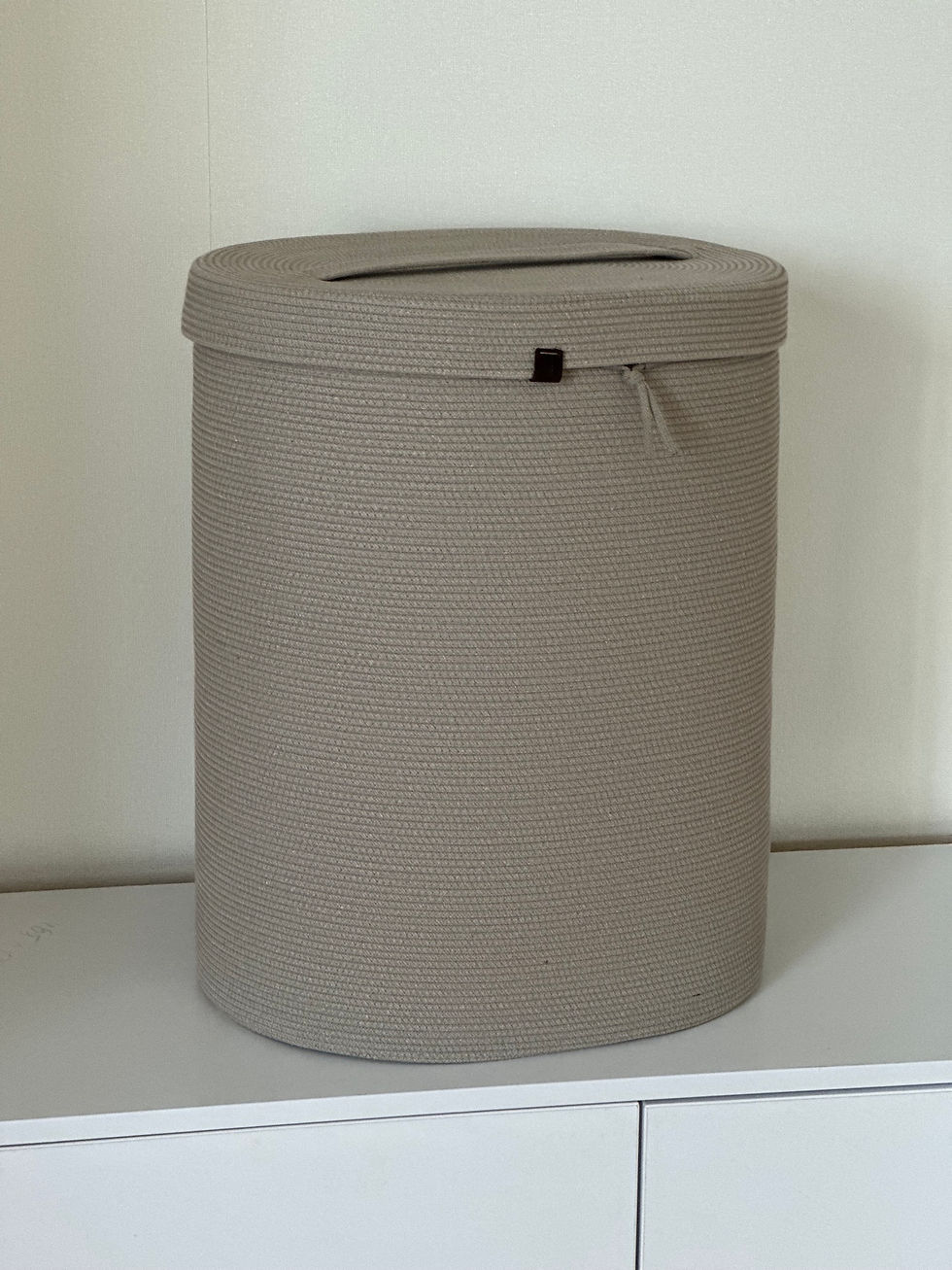 Прев'ю: Кошик з кришкою, 35х45х55 см, льон