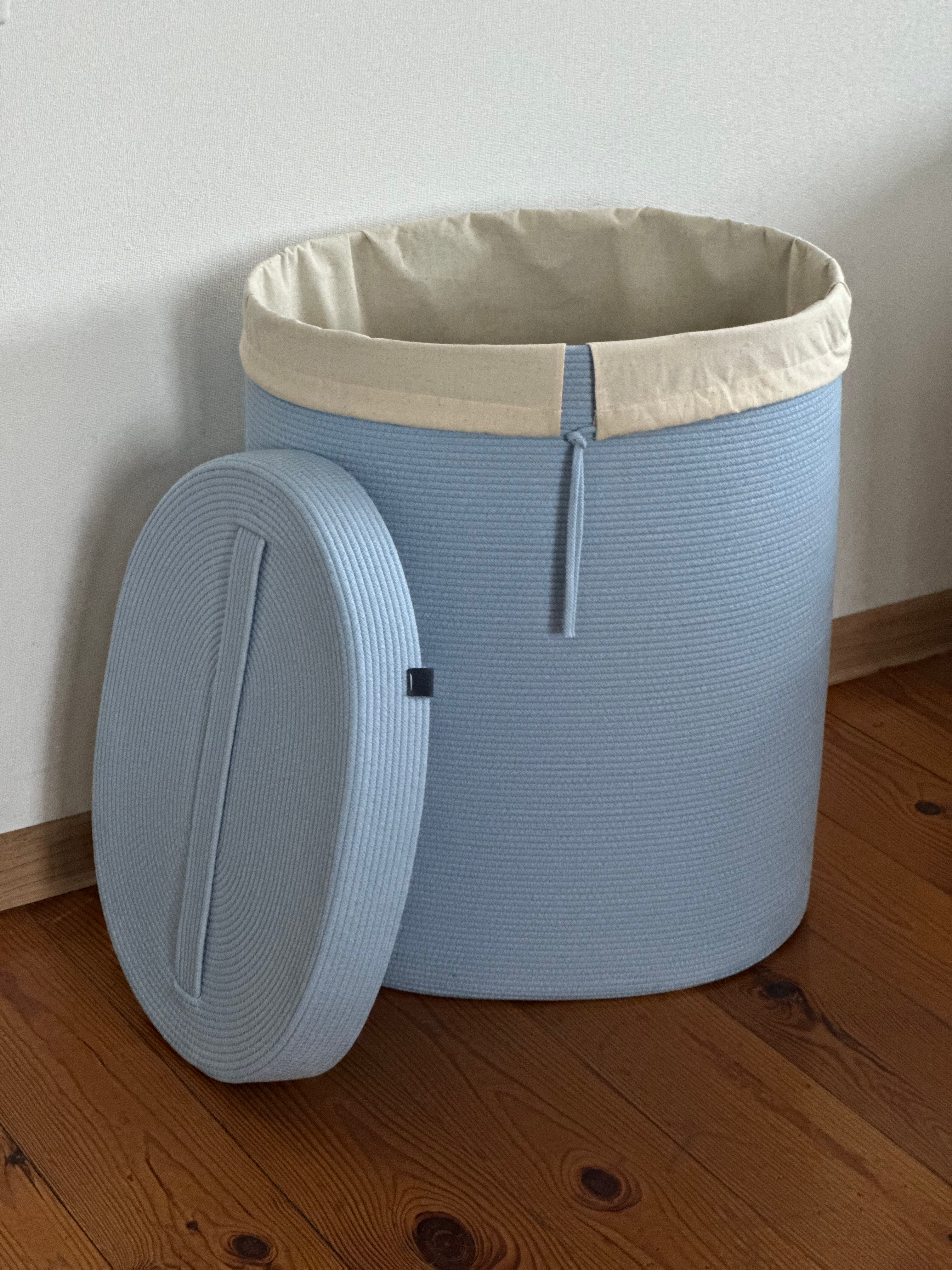 Кошик з кришкою, 35х45х55 см, блакитний