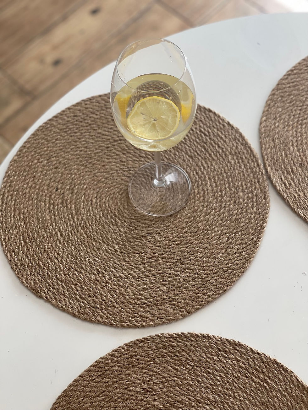 Підстаканники, 35 см, джут