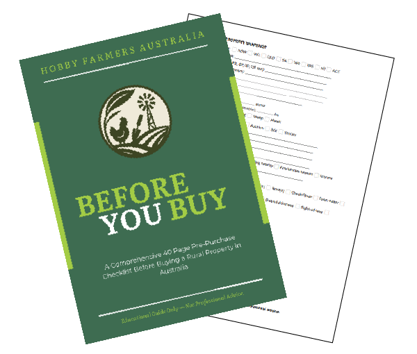 The Comprehensive 40 Page Pre-Purchase Checklist For Rural Properties
