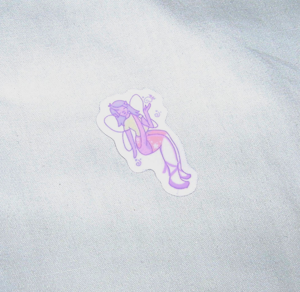Pixie's Assistant Sticker