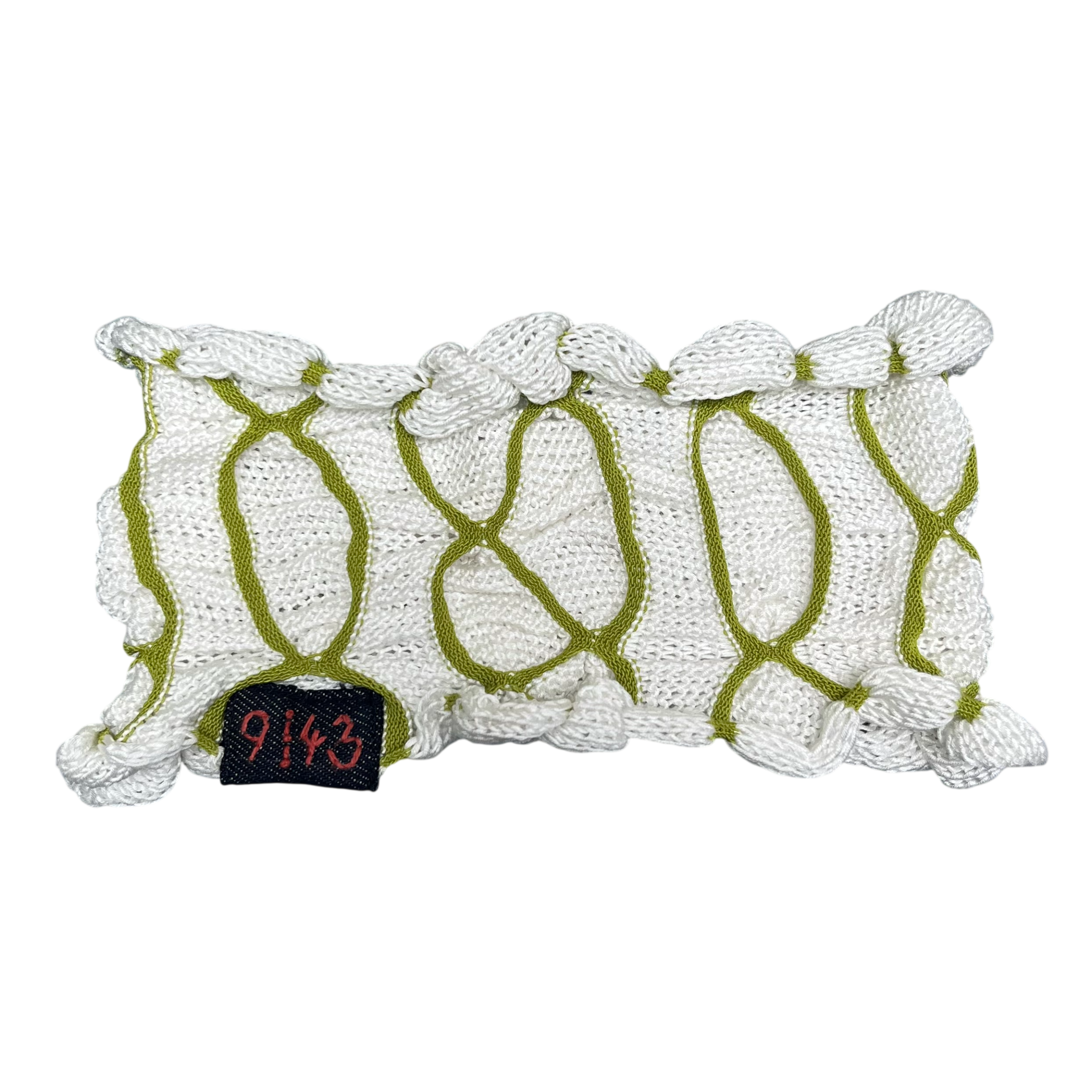 the GOOEY Hairband - White x Green