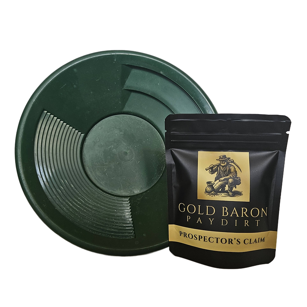 Thumbnail: A bag of Prospector's Claim paydirt from Gold Baron Paydirt.