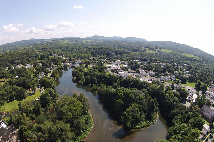 Greenwich, NY aerial view