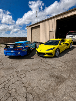 TA2 Camaro and 22 C8 Stingray and Escalade getting performance upgrades and race prep at E