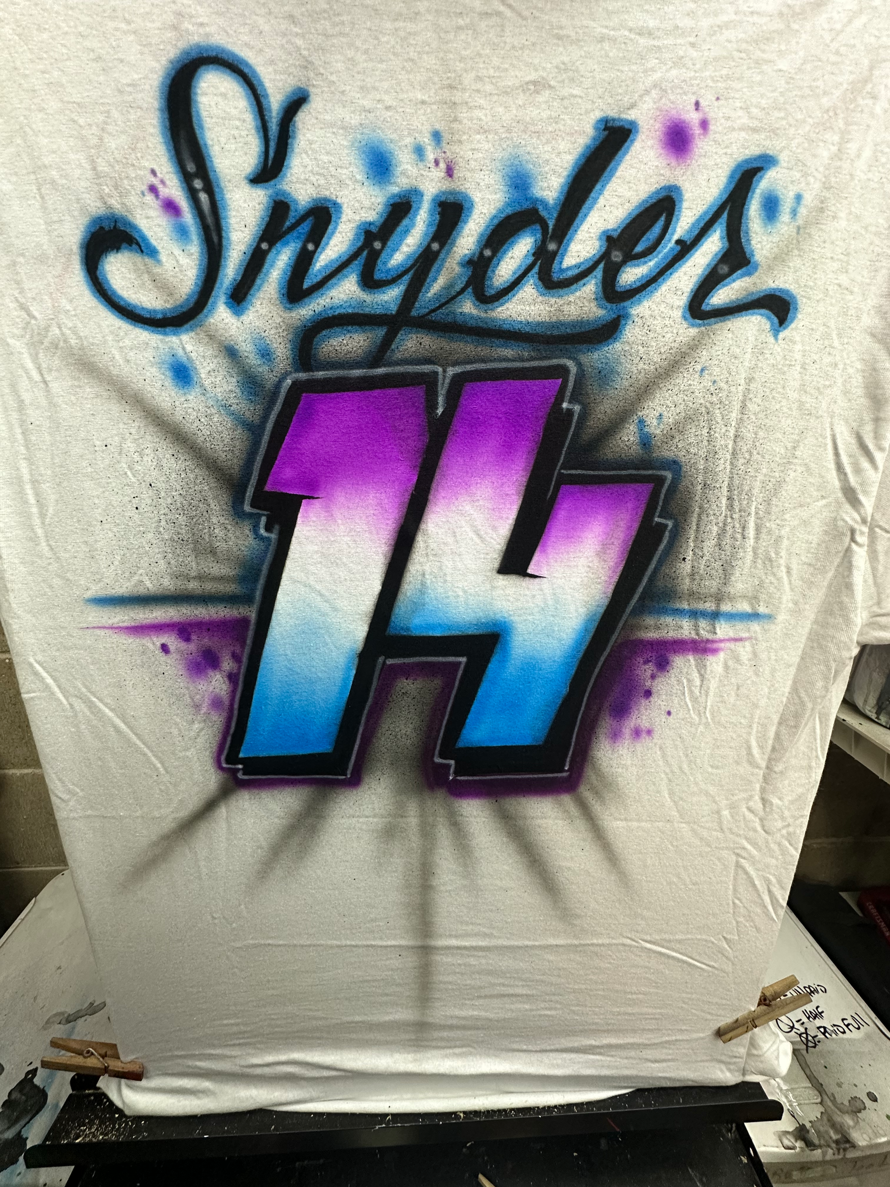 Athlete Airbrushed T- Shirts