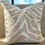 Thumbnail: PINK ANIMAL PRINT Pillow Cover features a luxurious chenille zebra design in soft mauve and cream tones. This twenty- inch hi