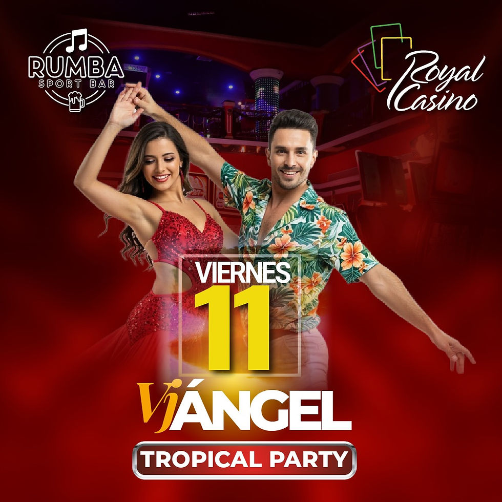 🌴🔥 ¡Este viernes se vive en modo tropical junto a VJ Ángel! 🔥🌴