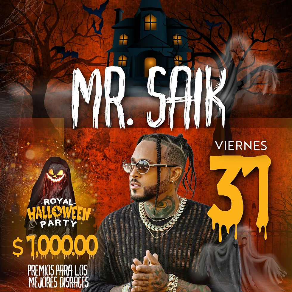 Royal Halloween party con Mr Saik