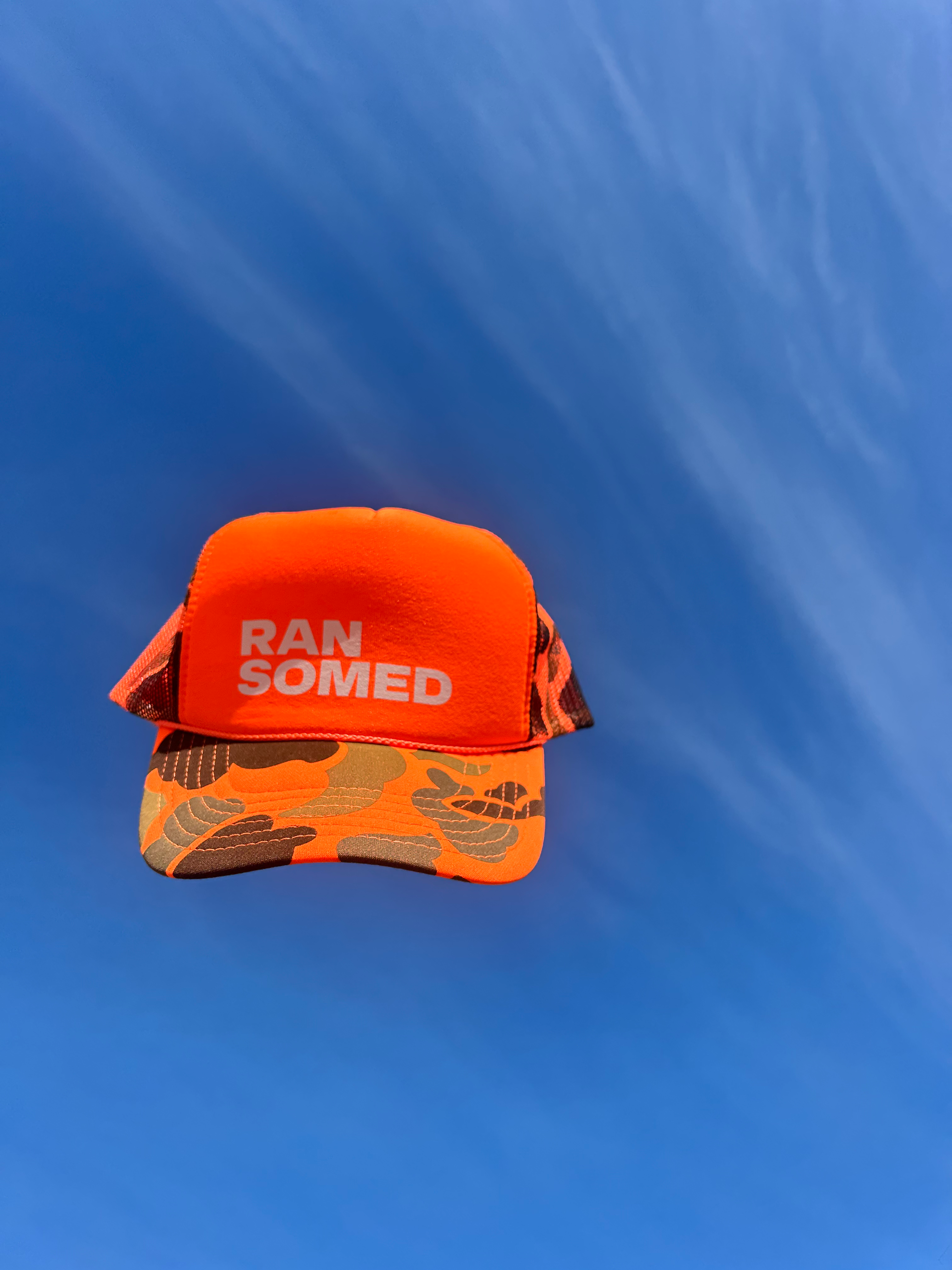 Camo Ransomed Trucker Hat (Orange)
