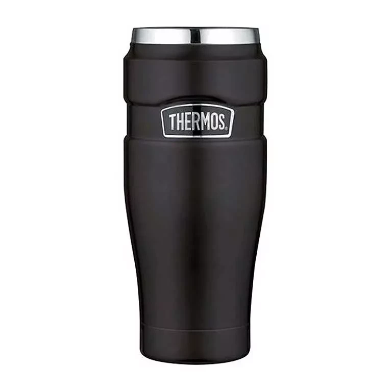 Copo Térmico Inox com Tampa Preto Fuji 470ml Thermos